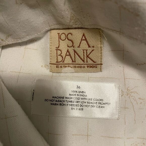 JOS. A. BANK linen shorts 36 - Picture 3 of 3